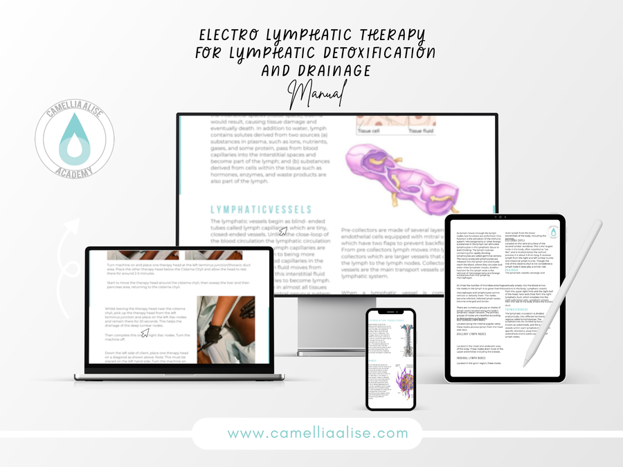 Electro Lymphatic Therapy for Lymphatic Detoxification and Drainage ebook| Instant Download