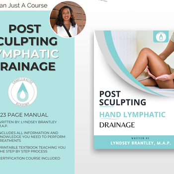 Post Sculpting Brazilian Lymphatic Drainage Certification Class and Training Manual| Instant Download